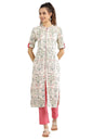 Aurelia Women's Rayon Solid Regular Kurta