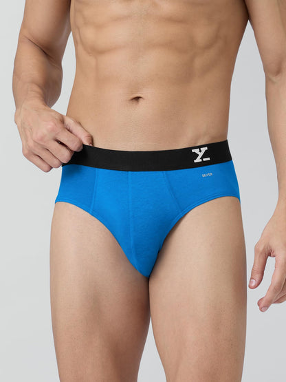 XYXX Mens Aero Silver Cotton Underwear for Men, Anti-Odour Silver Tech, Lasting Freshness, Moisture Absorbent Pack of 3 (XXL; Le