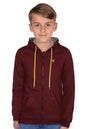 Allen Solly Boys Regular Fit Solid Casual Cotton Hooded Hoodie