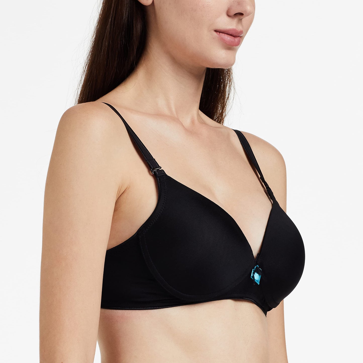 Enamor F065 Invisible Neckline T-Shirt Bra -Padded, Wirefree & High Coverage
