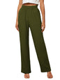 Toplot WomenS High-Waisted Trousers | Tailored Wide-Leg Pants | Casual & Formal Wear | Chic And Elegant Look (Women-Trouser-5230