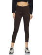 Aurelia WomenS Regular Fit Cotton Jeggings (19Fea60068-600692_Brown_Small_Brown_S)
