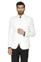 WINTAGE Mens 100% Linen Festive and Casual Blazer Coat Jacket : White