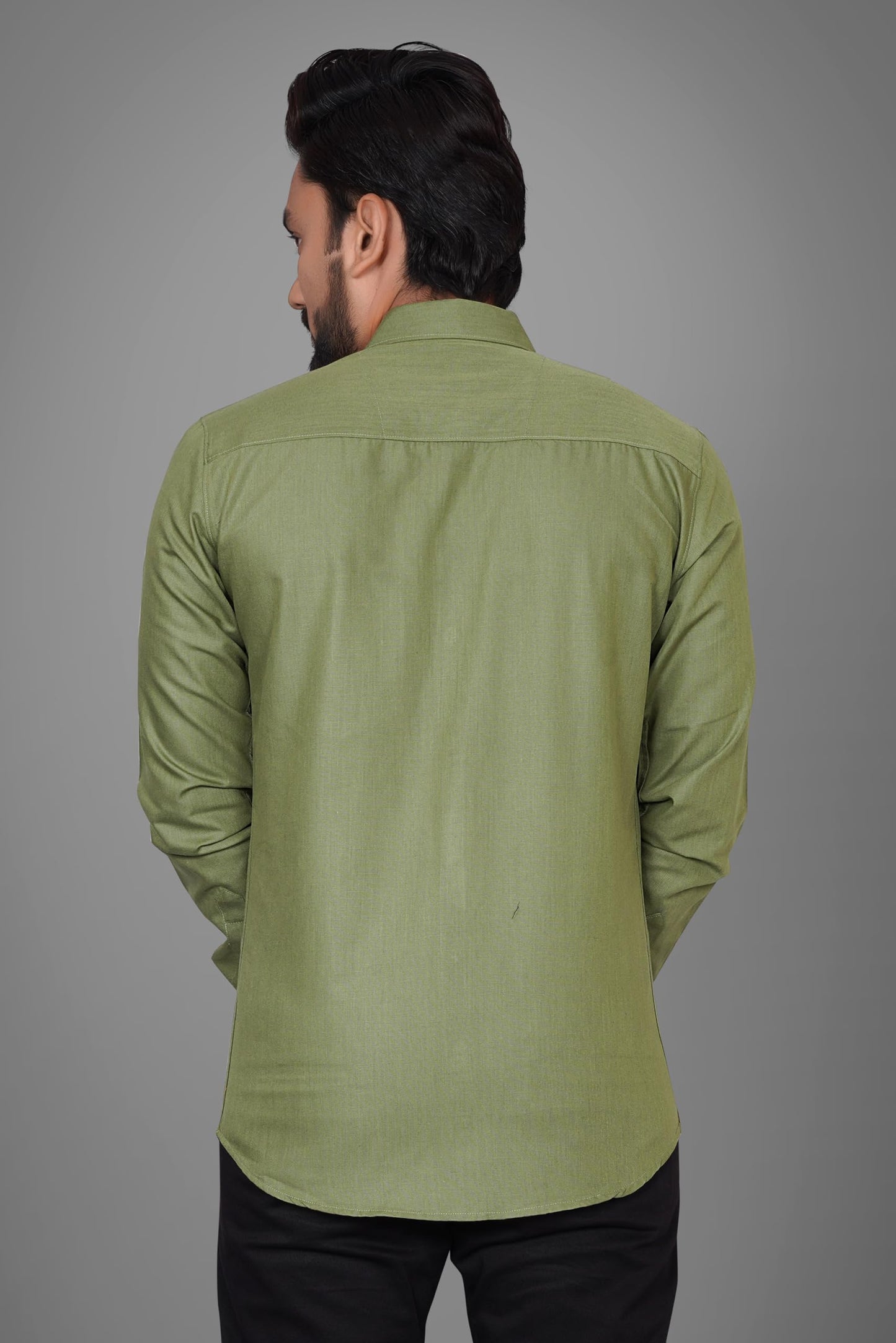 Besix Full Sleeve Green Formal Shirt For Men Cotton Regular Fit Casual - Pure Premium Branded Shirts For Men Formal Stylish Slim