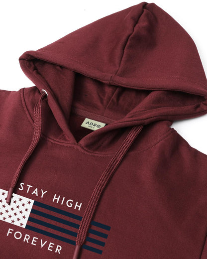 ADRO Hoodies for Men | Printed Hoodie for Men | Cotton Hoodie | Mens Hoodies | Sweatshirt for Men | Hooded Hoodie | H24-FLAG