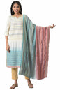 Blue Zari Embroidered Dupatta