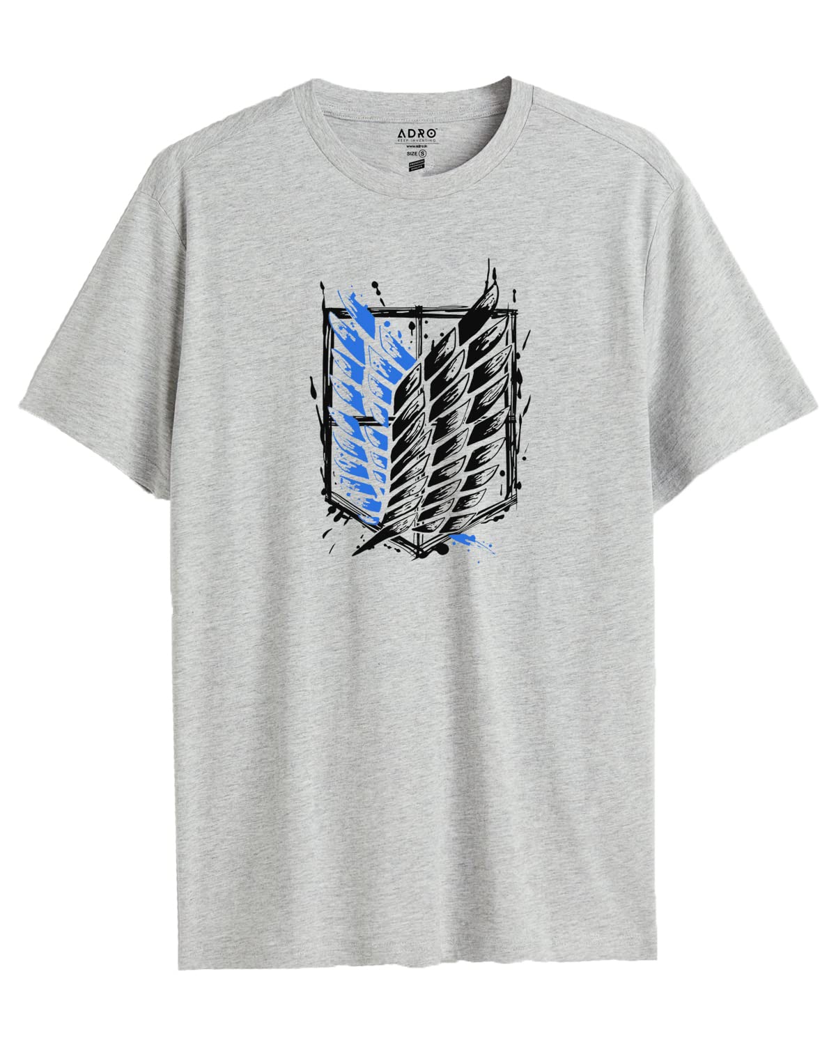 ADRO Mens Attack on Titan Cotton T-Shirt (S)