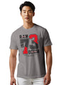 Peppyzone Mens Regular Fit T-Shirt (PZ-Number-1213_Grey4