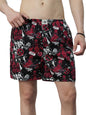 The Souled Store Deadpool: Mercenary Men and Boys Black All Over Printed Regular Fit Cotton Boxer Shorts