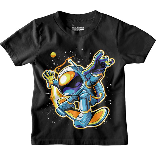 Bon Organik Boys Regular Fit T-Shirt (BON12177_Black