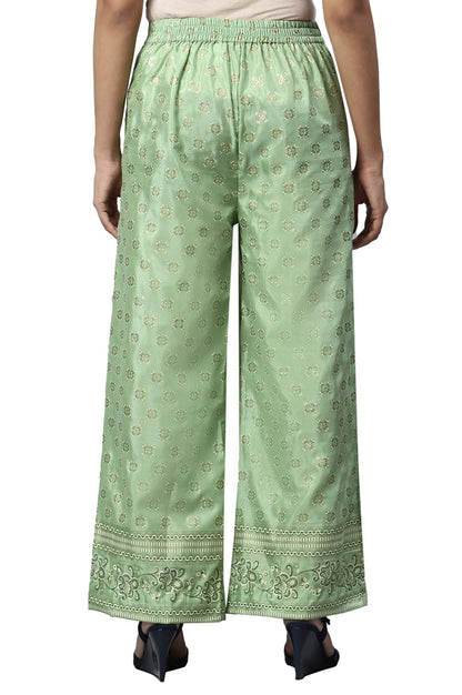 Aurelia Printed Strechable Palazzo Pants for Women | Ankle Length Palazzo Pants for Women