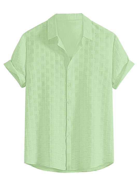 Leriya Fashion MenS Regular Fit Shirt Green