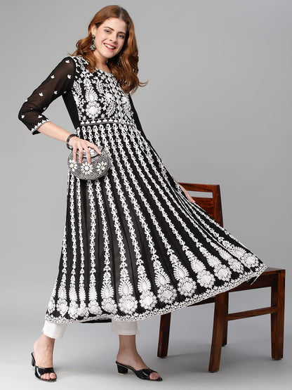 ANNI DESIGNER Women's Cotton Blend Kurti With Pant And Dupatta Combo Pack Of 2