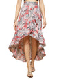 OOMPH! Long Skirts for Women Red - msk078