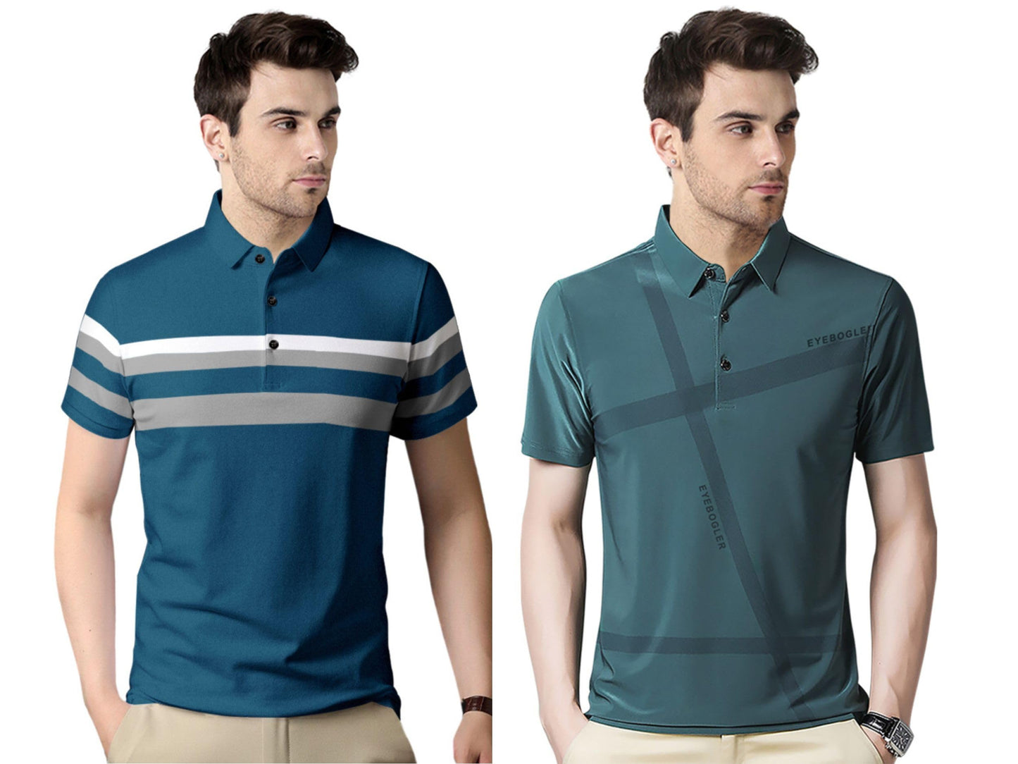 MenS Regular Fit Polo T Shirt (Combo Pack Of 2) |Half Sleeves |Collar Tshirts |Nobel Monk T Shirt | Casual Tshirt