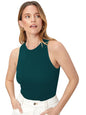 Toochki Womens Casual Sleeveless Solid Crop Top