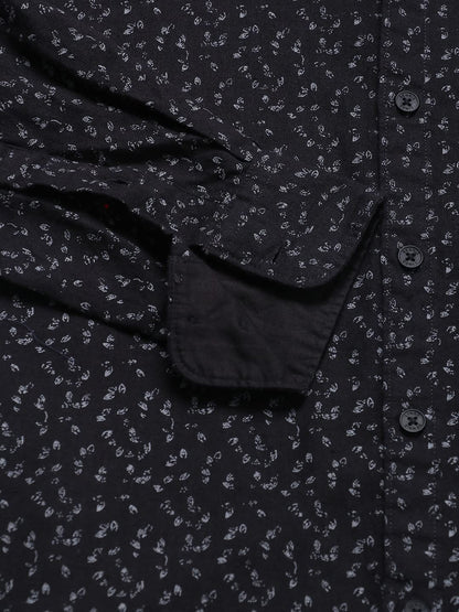 Dennis Lingo Black MenS Casual Shirt