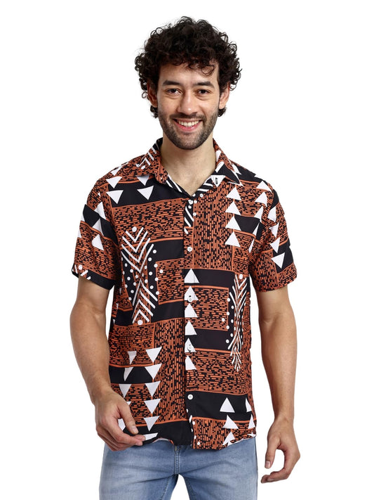 Leriya Fashion MenS Shirts || Printed Rayon Fancy Shirts For Boys || Cool Shirts || Daily, Beach Wear, Festive Shirt For Men ||