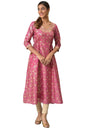 Aurelia Women Polyester Lilac Rose Floral Printed A-Line Kurta_22Aua13603-505304_L