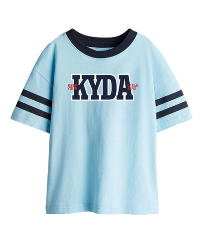Kyda Kids 100% Pure Cotton Premium Printed Oversized Tshirt And Shorts Co-Ords Set For Boys (Pack Of 1)
