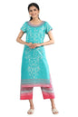Aurelia WomenS Cotton Regular Kurta (21Fea12243Ss-502882_Green