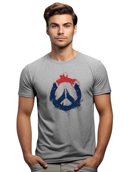 ADRO Mens Printed T-Shirt for Men | R22-M-PC-GR
