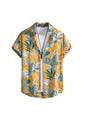 Dhruvi Trendz Mens Rayon MenS Casual Shirt Regular Fit Western (Dt-Ms-6109_Yellow_L)