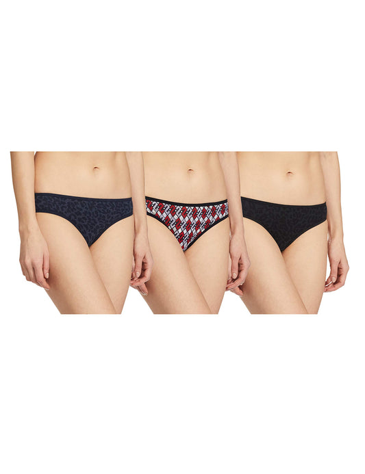 Clovia Womens Cotton Blend Regular Floral Bikini Style Underwear (Pack of 5) (COMPNC798S_Multicolor_S)