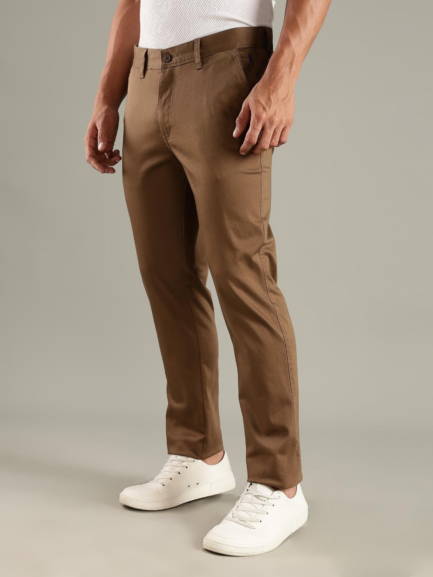 Thomas Scott Mens | Solid | Regular Fit | Premiun Cotton | 4 Pocket | Formal wear Trouser | Casual Chino | Pants for Men (Avail