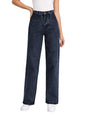 Kotty WomenS High Rise Solid Cotton Blend Stylish Jeans(Blue,30)