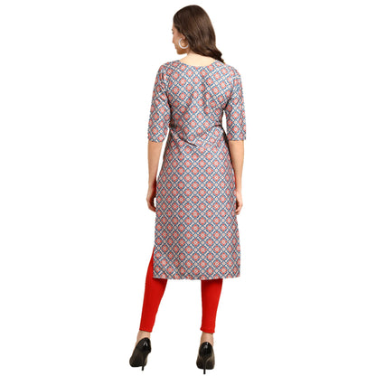 Pinkmint Women's Crepe Digital Print Straight Kurta [Pack of 3] (CKK-367-347-351)
