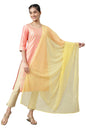 Yellow Polka Dot Poly Net Dupatta