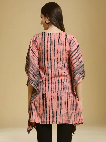 Tee Projekt Casual Crepe Kimino Sleeves Womens Kaftan Dress ll Kaftan Casual & Everyday Kurta (Pack of 2)