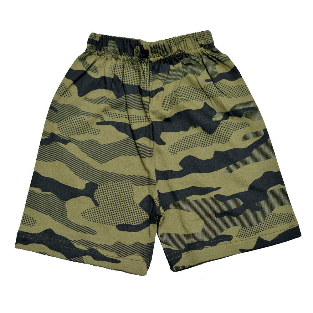T2F Boys Printed Cotton Shorts(Pack of 5)