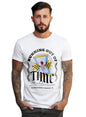 Peppyzone Mens Regular Fit T-Shirt (PZ-Trendy-2125_White5