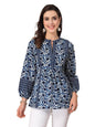 Stylum Womens Floral Printed Cotton Top