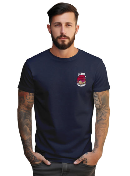 Peppyzone Mens Regular Fit T-Shirt (PZ-Trendy-46_Navy Blue