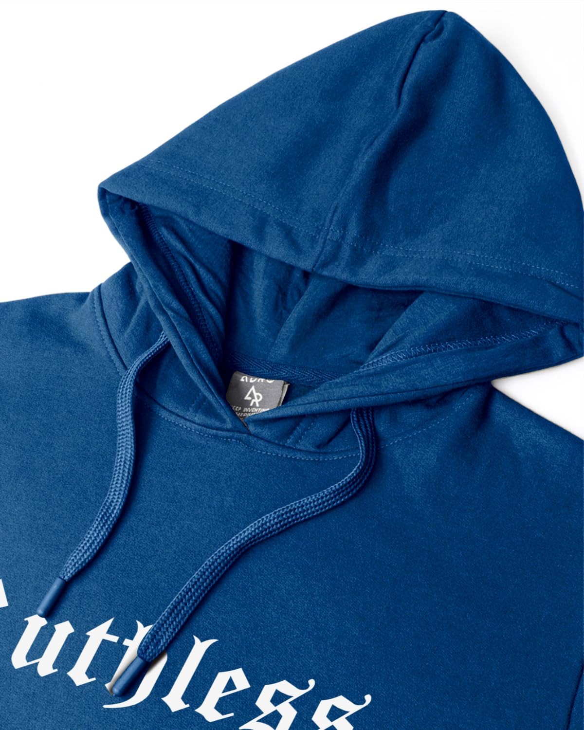 ADRO Men's Cotton Neck Hooded Sweatshirt (H24-RUTH-RB_Royal Blue