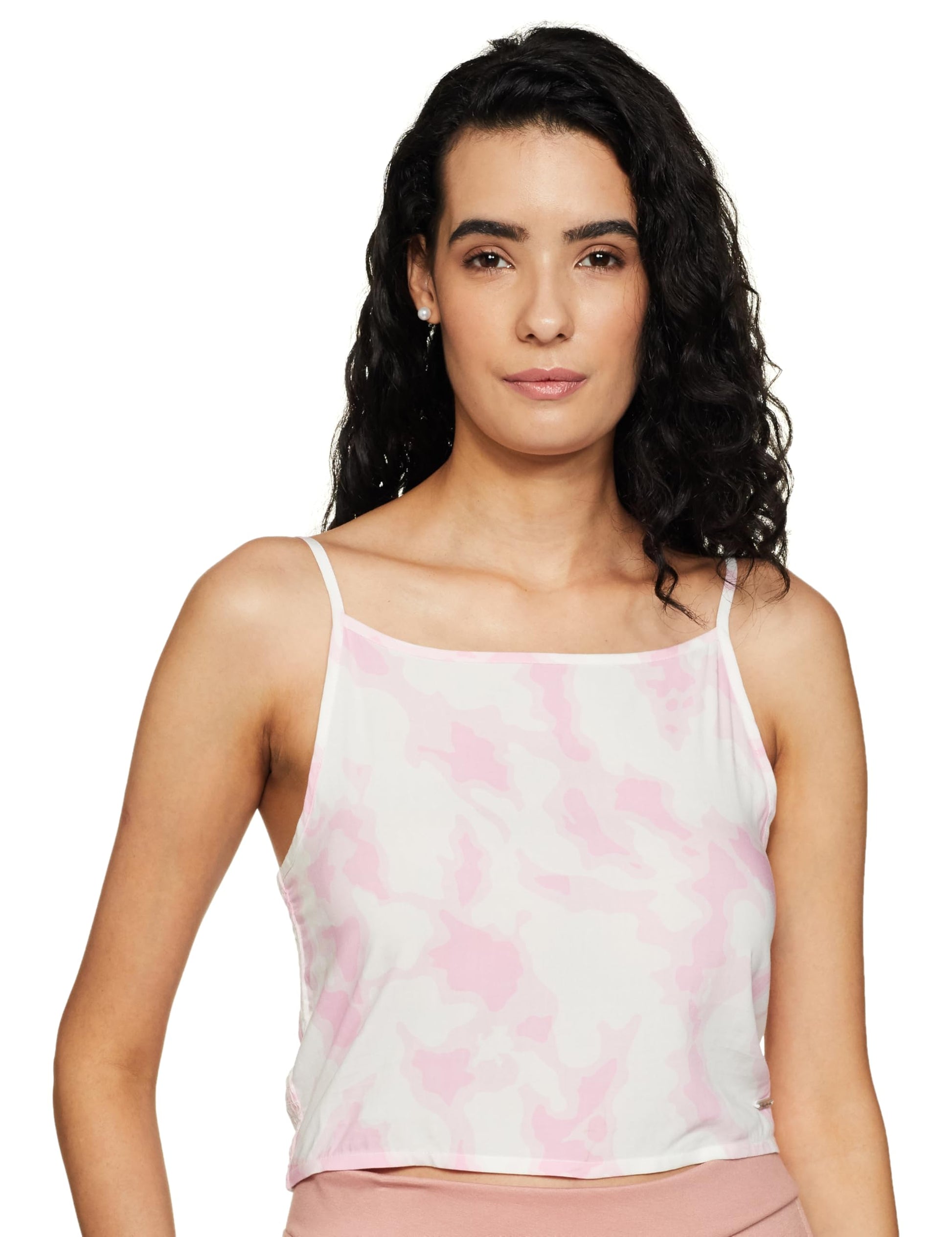 Pepe Jeans WomenS Regular Fit Abstract Printed Tops