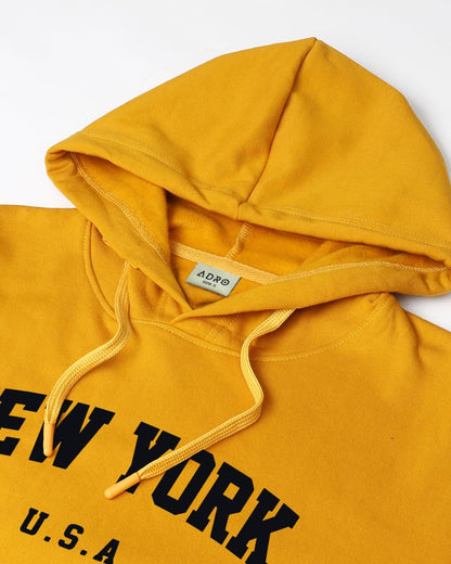 ADRO Men's Cotton Blend Neck Hooded Sweatshirt (H24-NEW)
