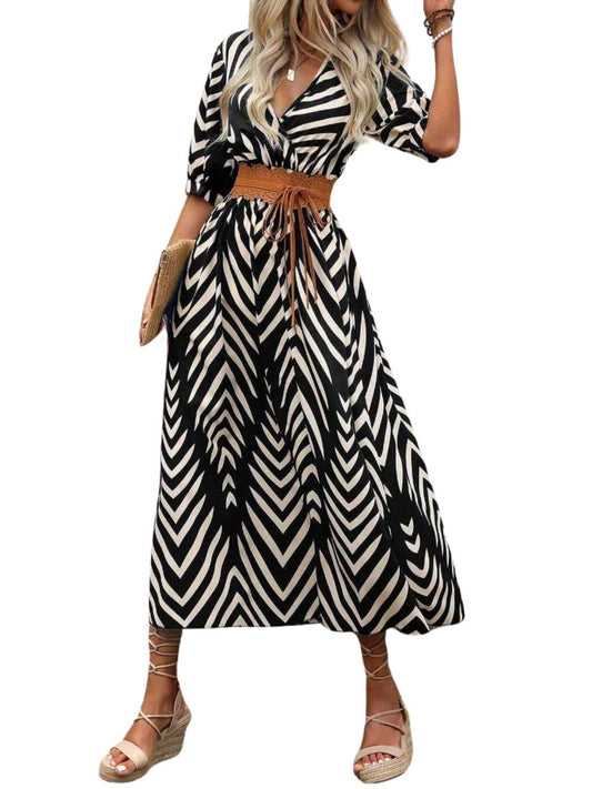 Greciilooks WomenS Rayon Wrap Maxi Dress (Gl-Wd1235_Black