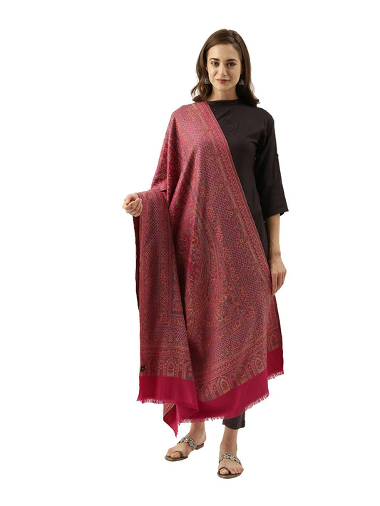 Pashmoda Women Ghazal Antique Jamawar Shawl (Size: 101 X 203 CM)