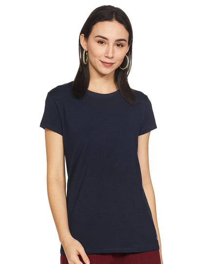 Enamor Essentials E047 Basic Crew Tee for Women