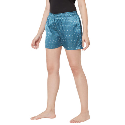 Sweet Dreams Womens Regular Shorts (OCW-2359A_Teal