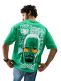 The Souled Store Official Breaking Bad Heisenberg Green Graphic Printed Cotton Oversized T-Shirts for Men and Boys - Iconic Shor