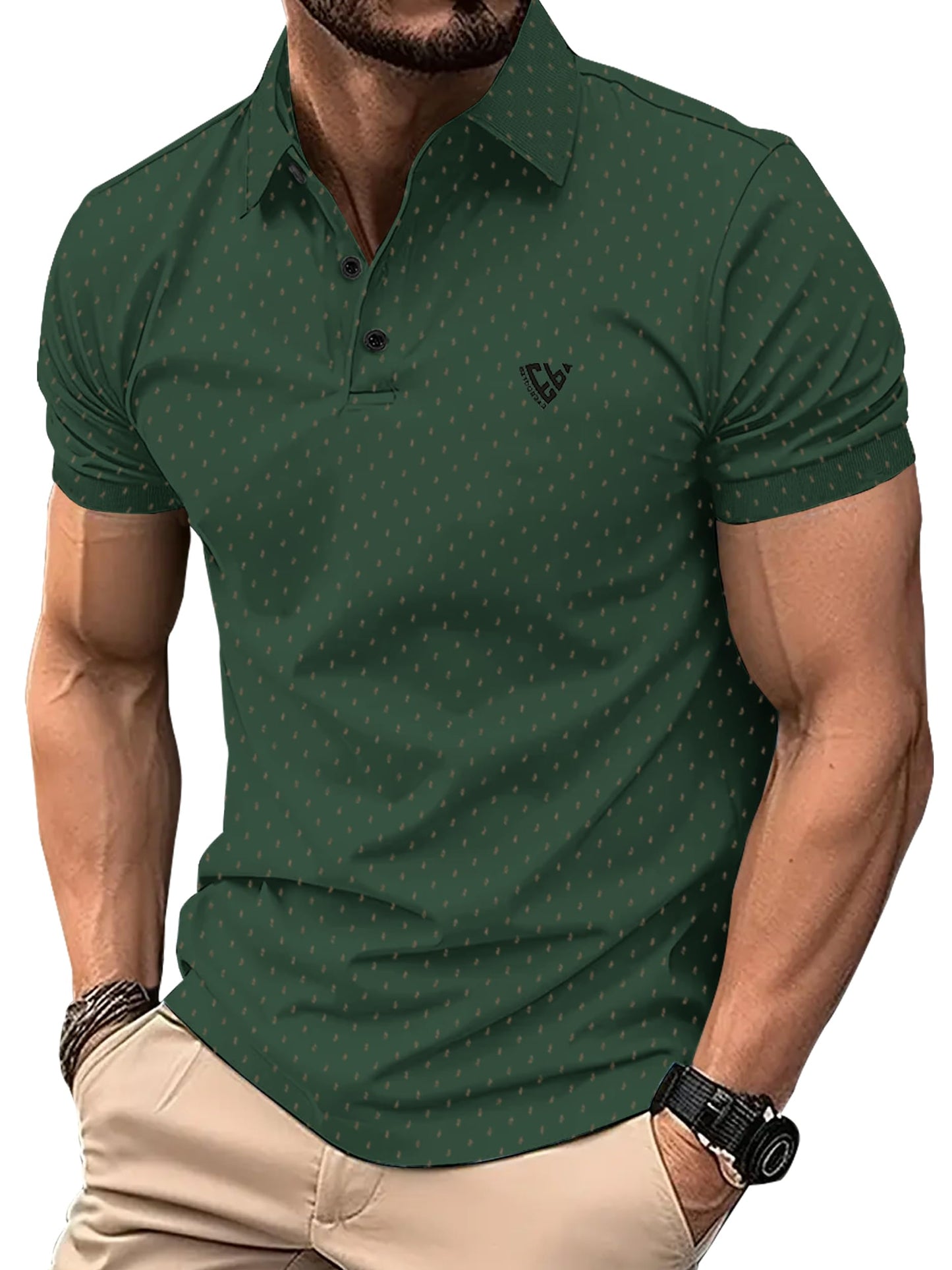 Noble Monk MenS Regular Fit Polo T Shirt |Half Sleeves |Collar Tshirts | Casual T-Shirt For Men