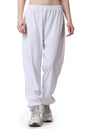 POPWINGS Casual Solid Joggers for Women || Loose Fit Joggers for Women ||Joggers for Summer Wear White