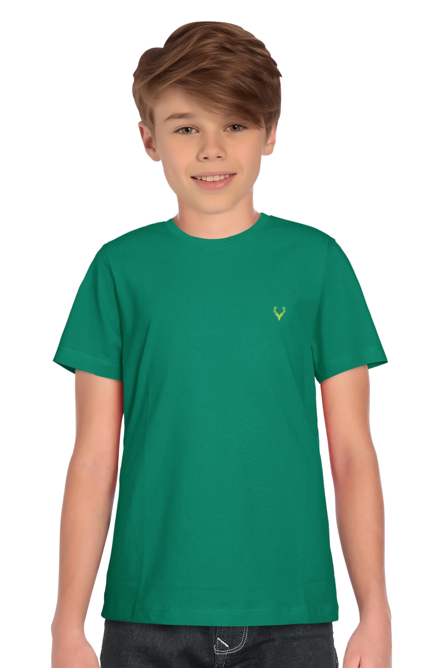 Allen Solly Boys Solid Crew Neck T-Shirt