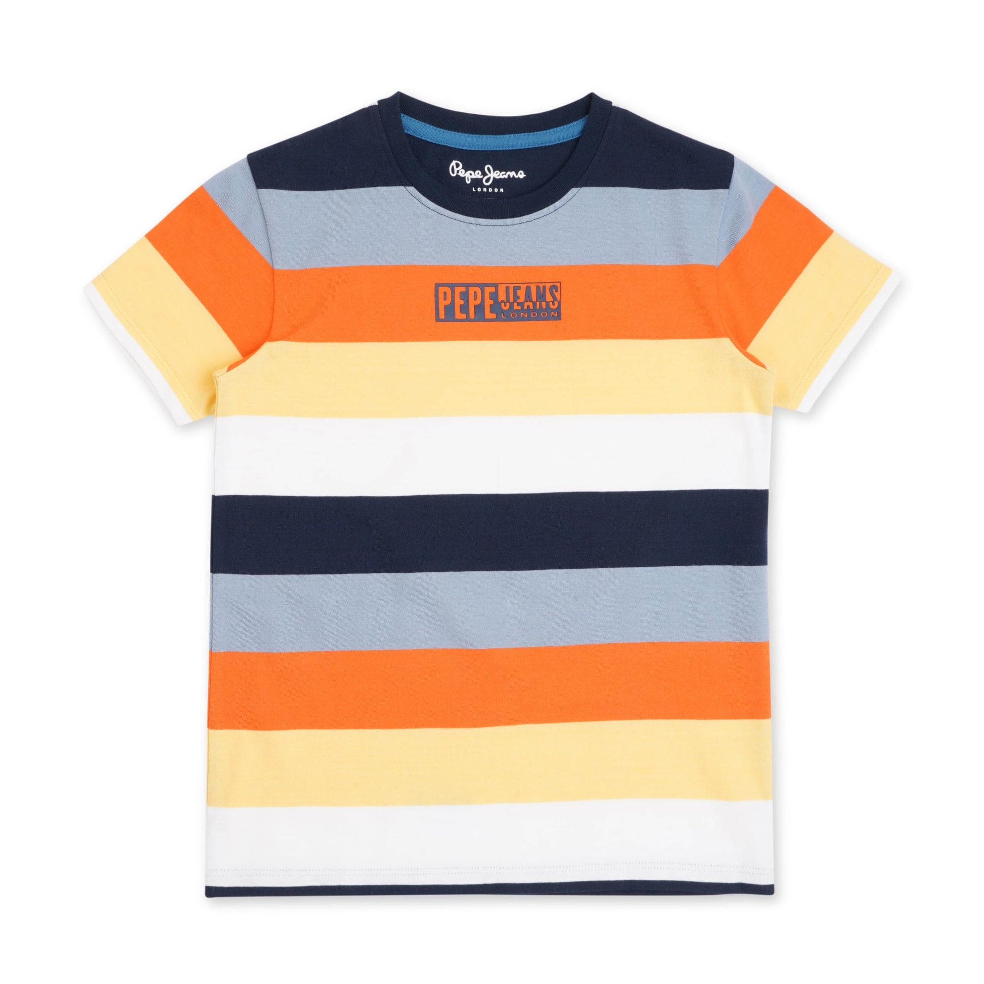 Pepe Jeans Boys Regular Fit Printed T-Shirts Multi Colour