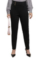 Ketch WomenS Regular Casual Pants (Khpn000005_Black